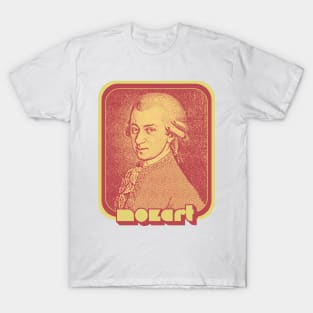 Wolfgang Amadeus Mozart // Retro Aesthetic Fan Art Design T-Shirt